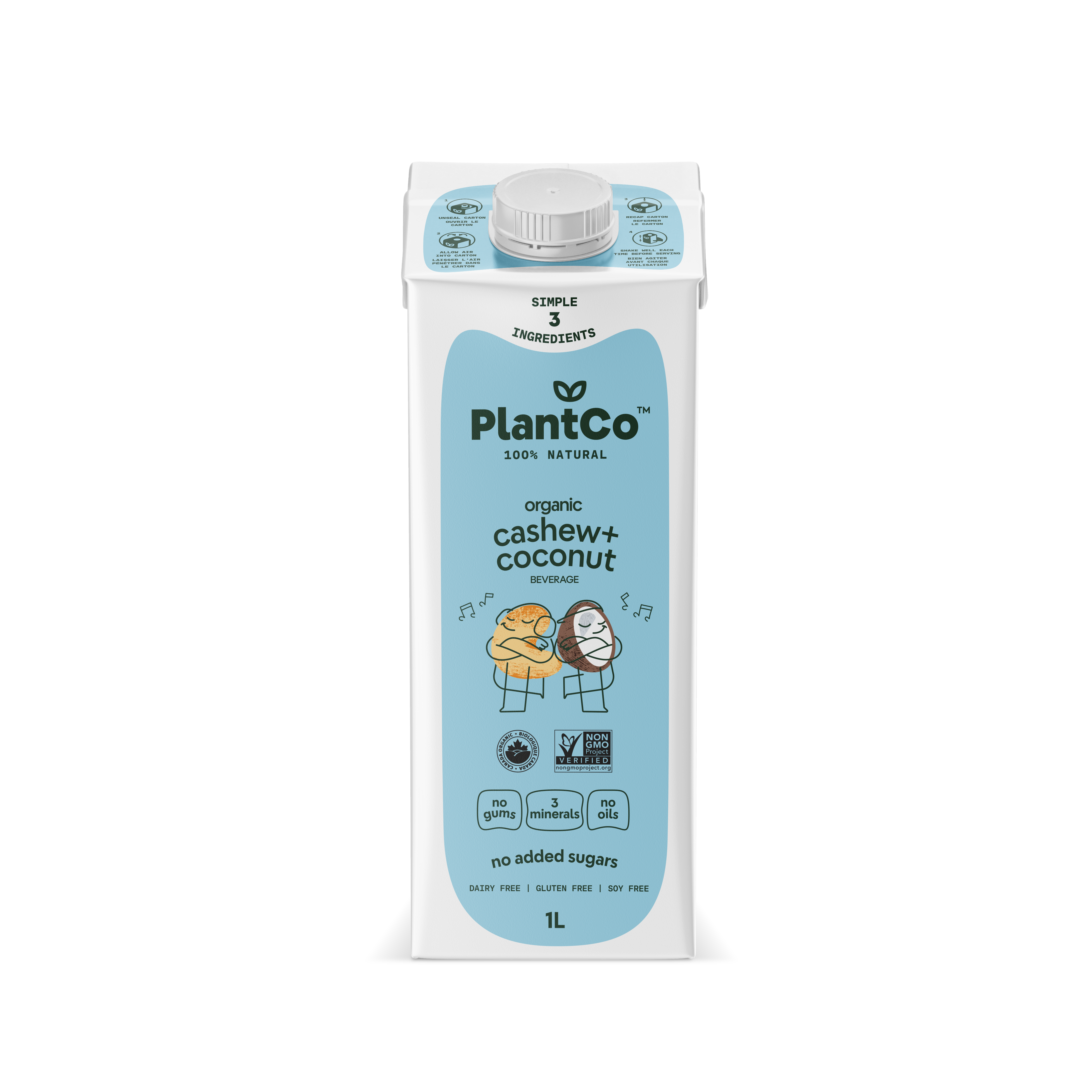 Plantco Organic Cashew + Coconut Beverage