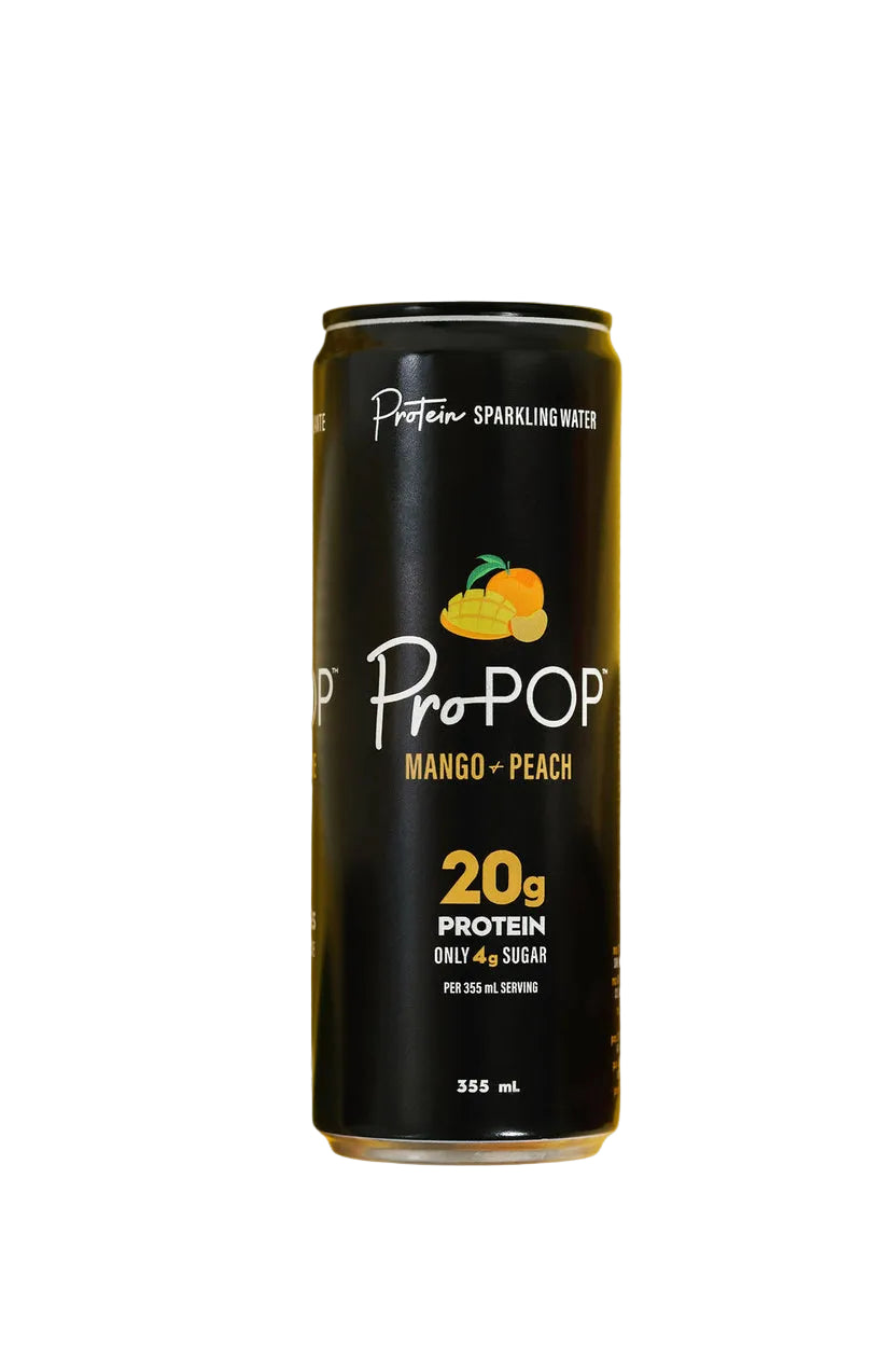 ProPOP Mango Peach Protein Sparkling Water