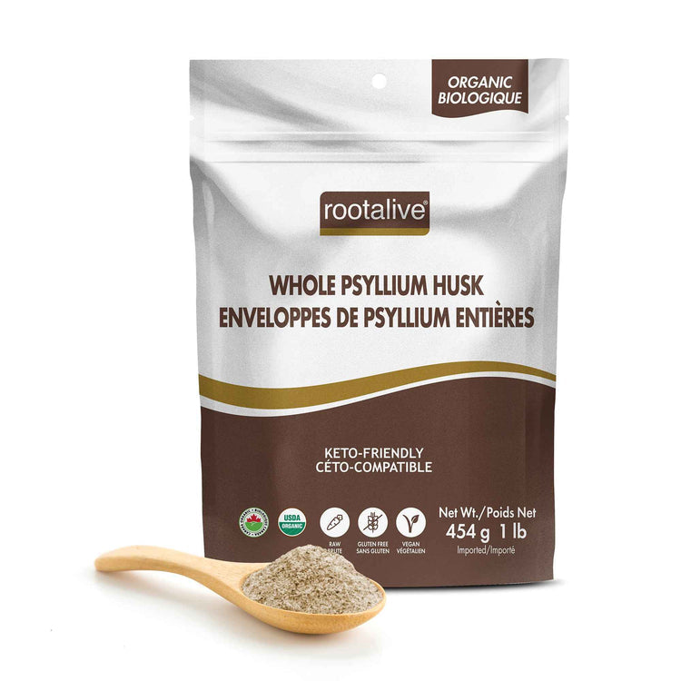 Rootalive Organic Whole Psyllium Husk