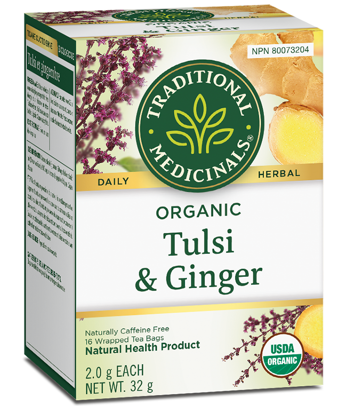 Traditional Medicinals Organic Tulsi with Ginger