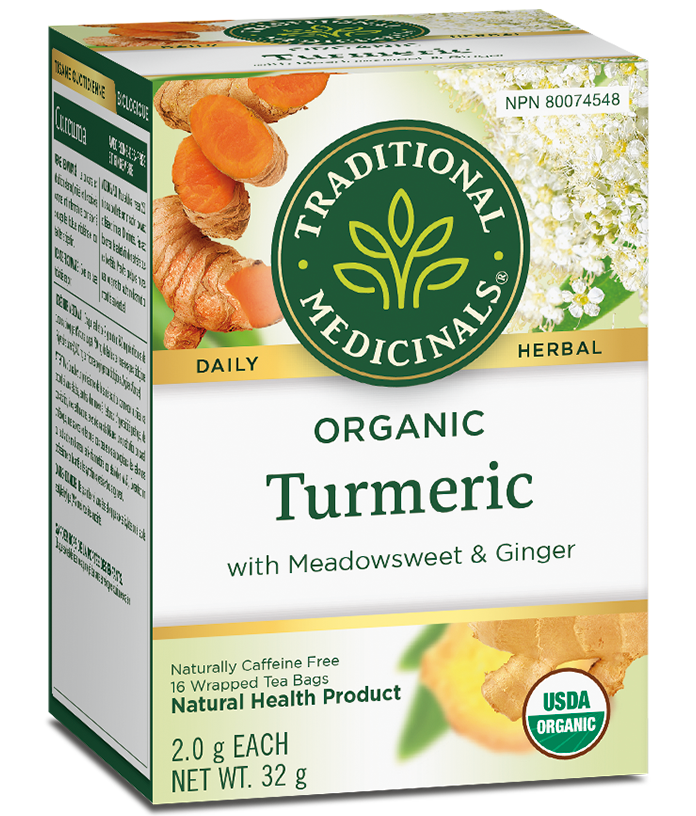 Traditional Medicinals Organic Turmeric with Meadowsweet & Ginger