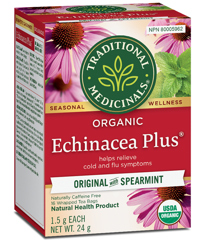 Traditional Medicinals Organic Echinacea Plus with Spearmint