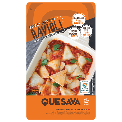 Quesava Vegan Sweet Potato Ravioli