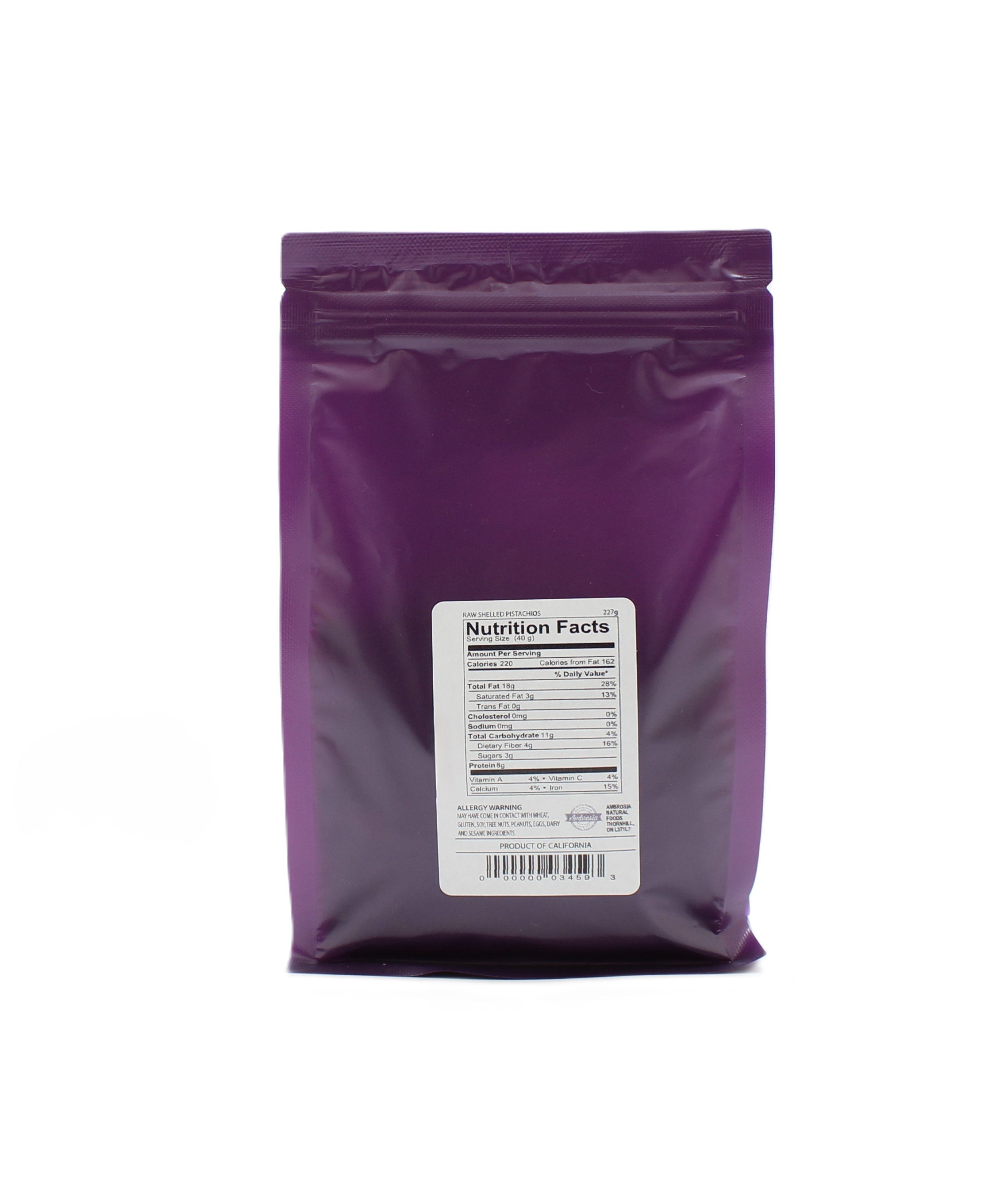 Ambrosia Raw Shelled Pistachios