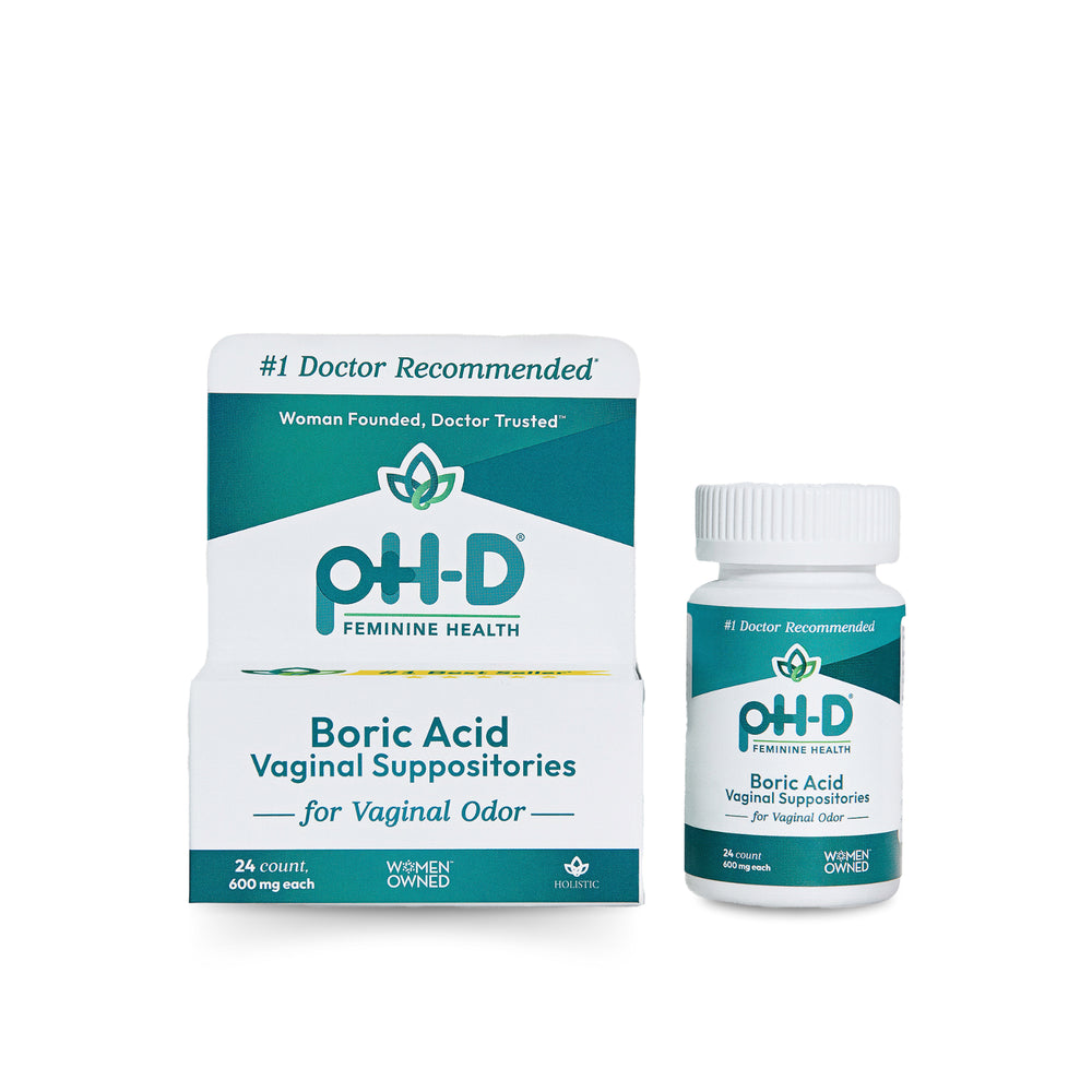 PH-D Boric Acid Vaginal Suppositories