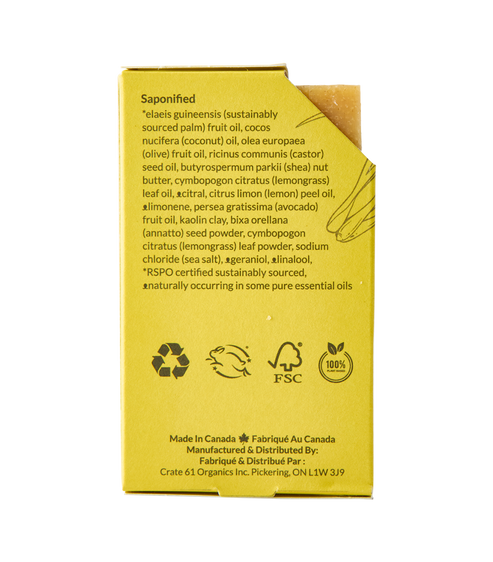 Crate 61 Organics Lemongrass Soap