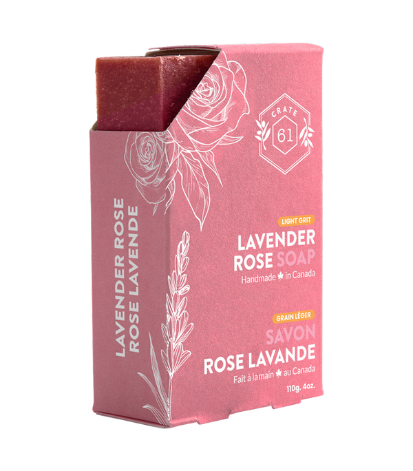 Crate 61 Organics Lavender Rose Bar Soap