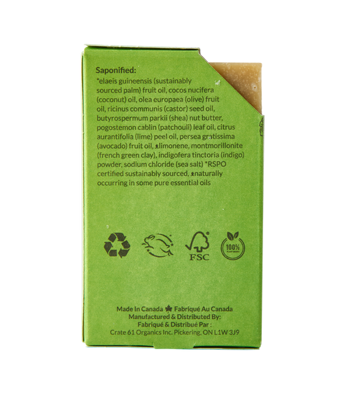 Crate 61 Organics Patchouli Lime Soap