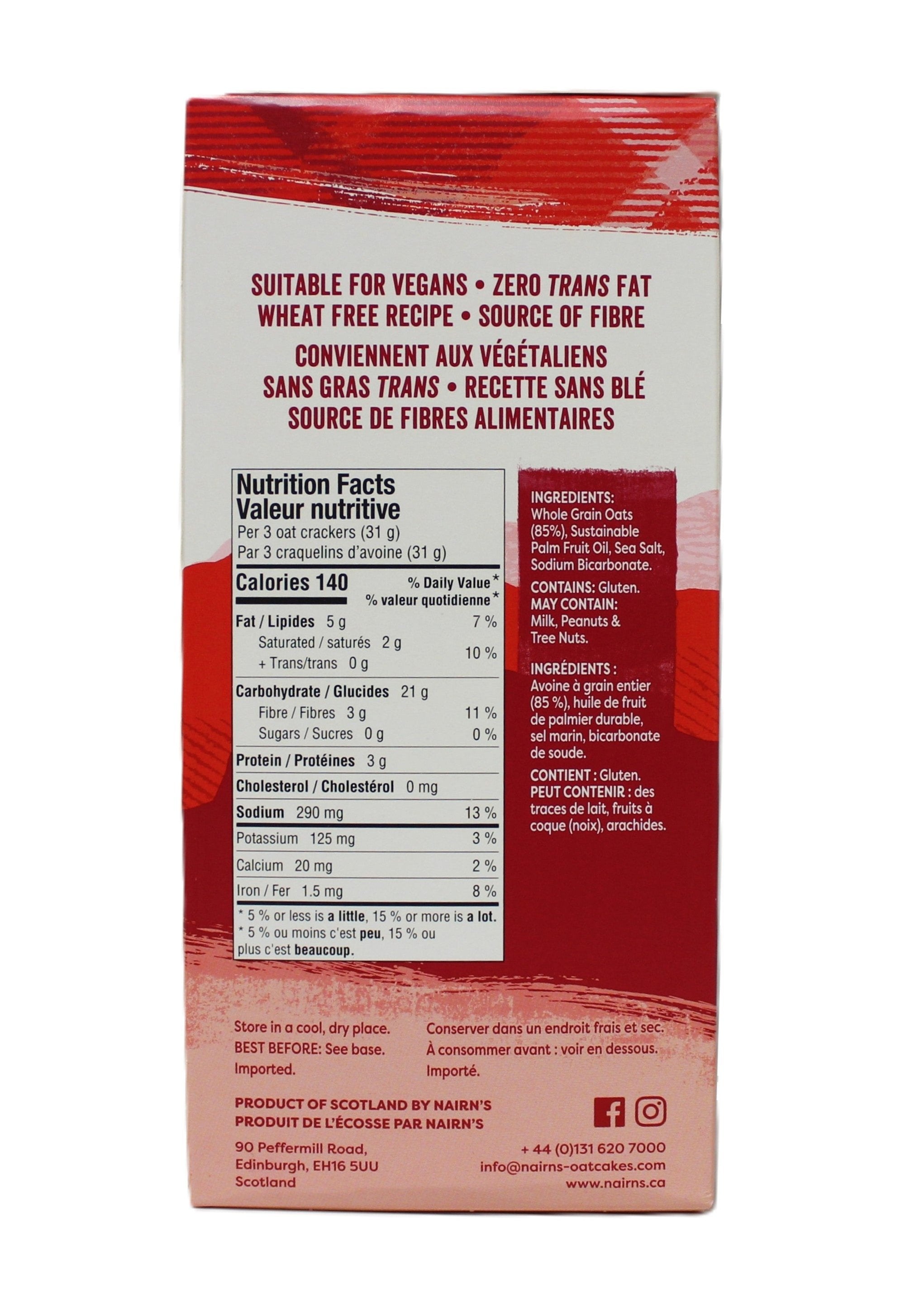 Nairns Rough Milled Oat Crackers