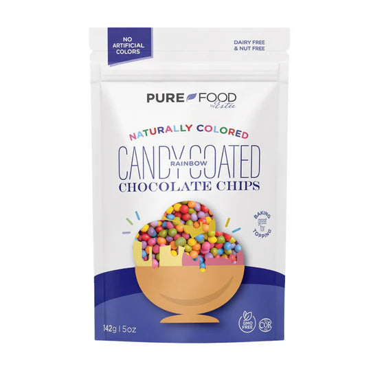 Pure Foods Rainbow Candy Coated Mini Chocolate Chips