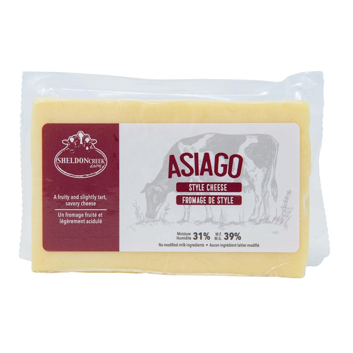 Sheldon Creek Dairy Asiago Cheese
