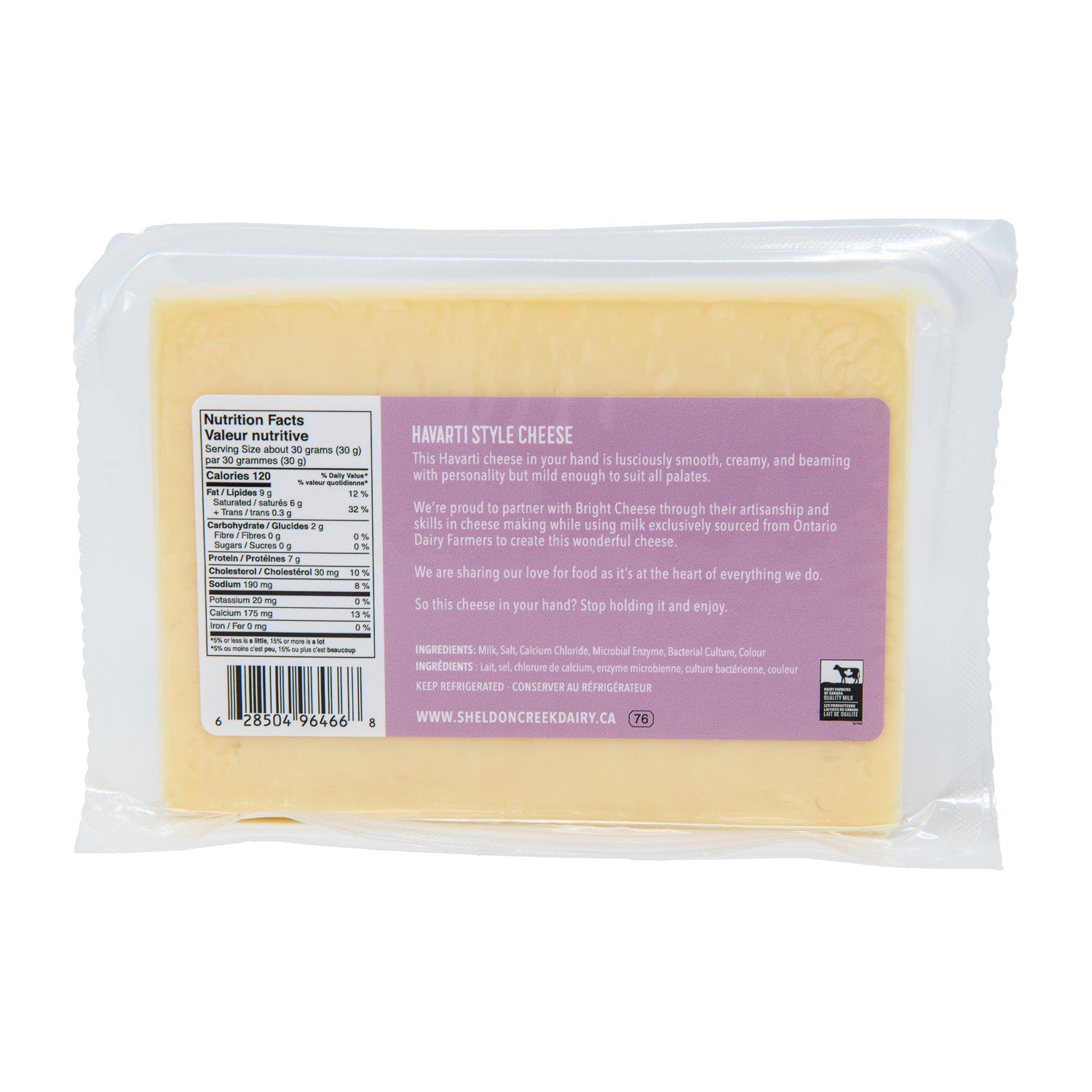 Sheldon Creek Dairy Harvarti Style Cheese
