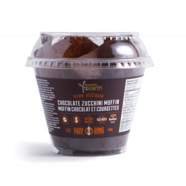 Sweets From The Earth Gluten-Free Chocolate Zucchini Muffin