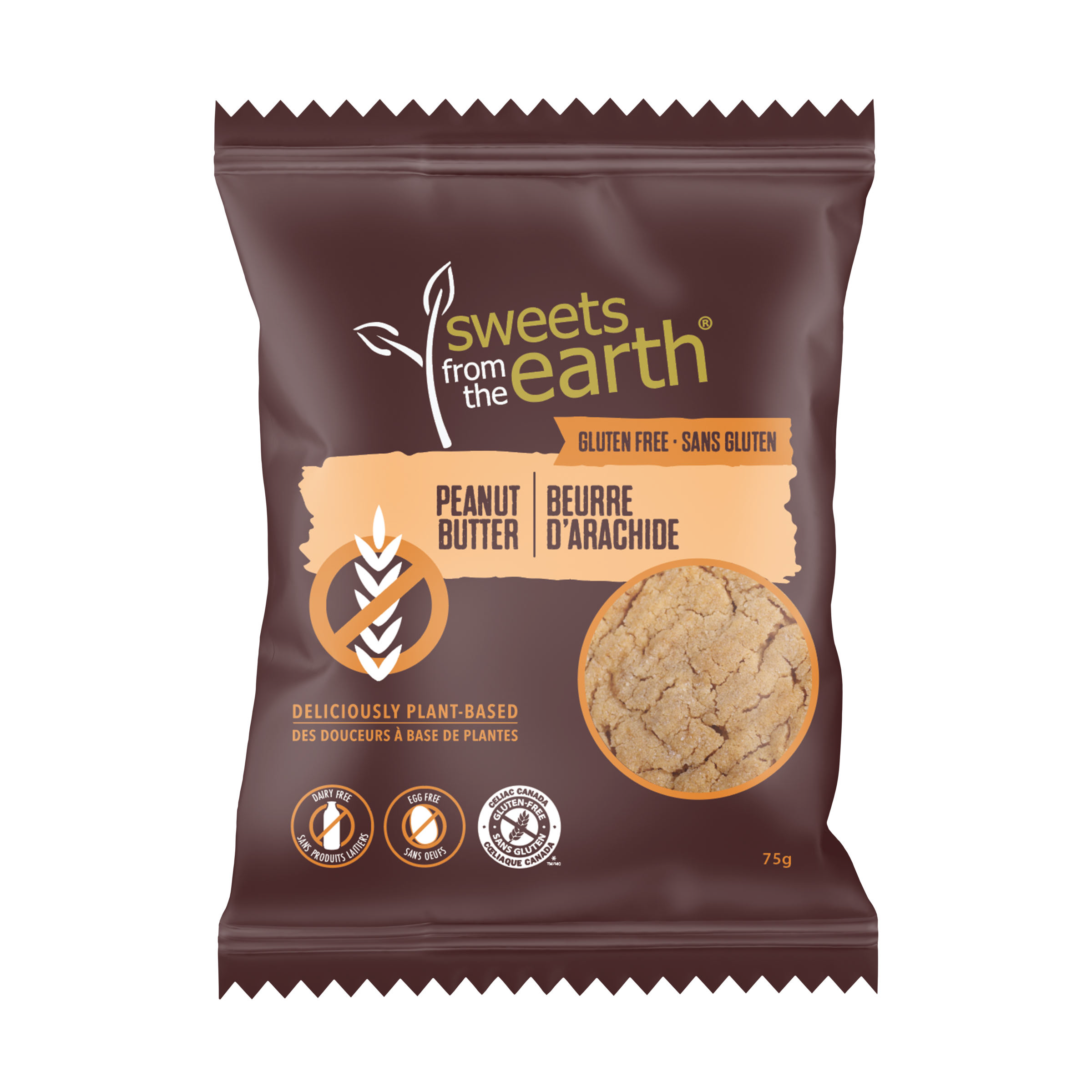 Sweets From The Earth Gluten Free Peanut Butter Cookie