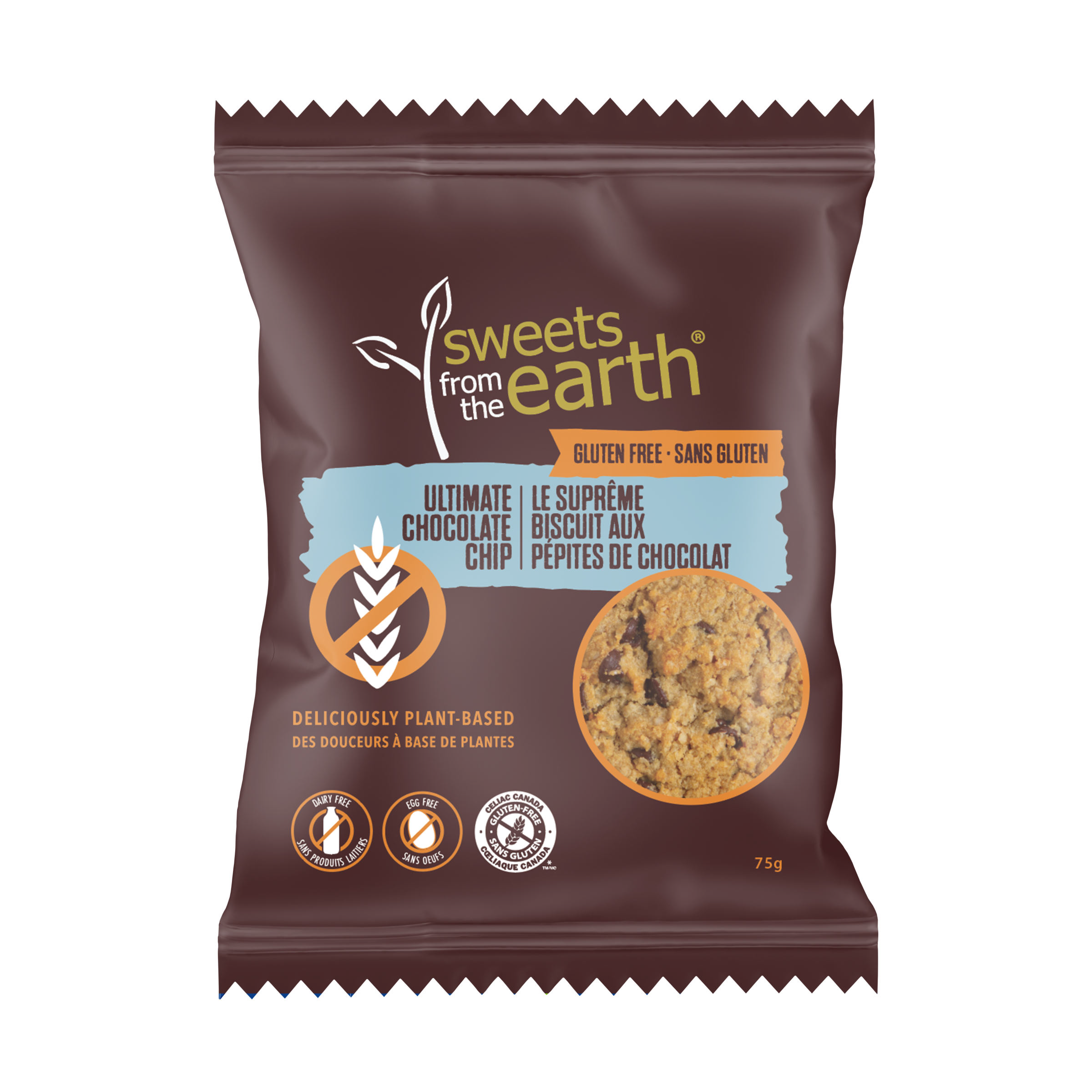 Sweets From The Earth Gluten Free Ultimate Chocolate Chip Cookie