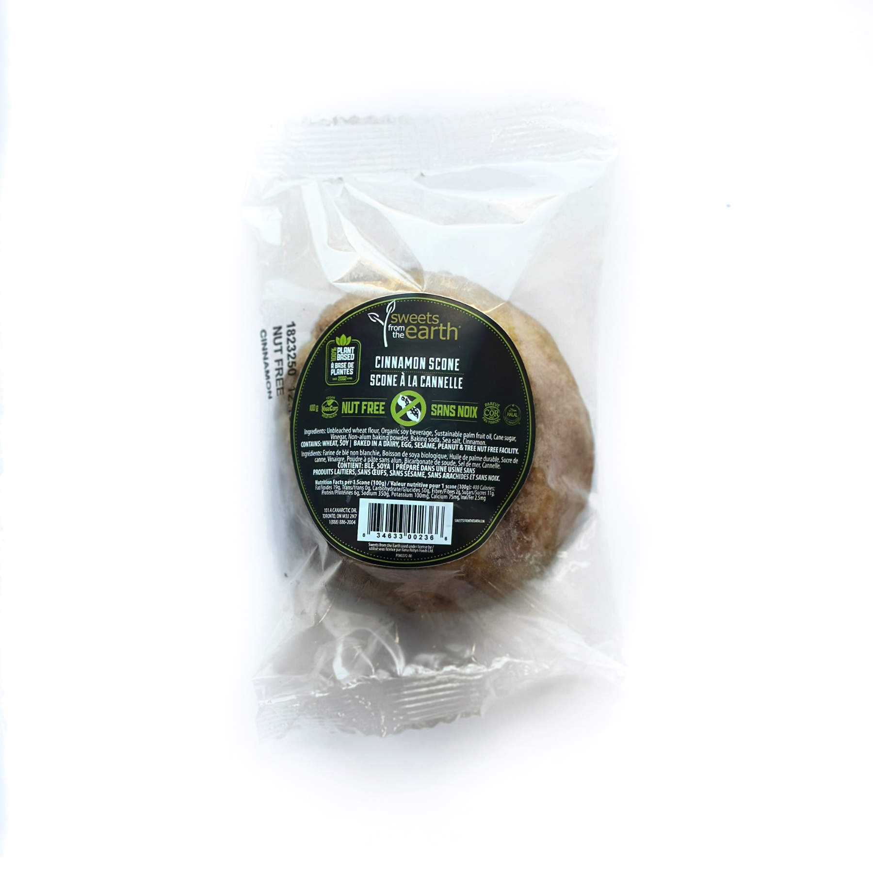 Sweets From The Earth Vegan Nut-Free Cinnamon Scone