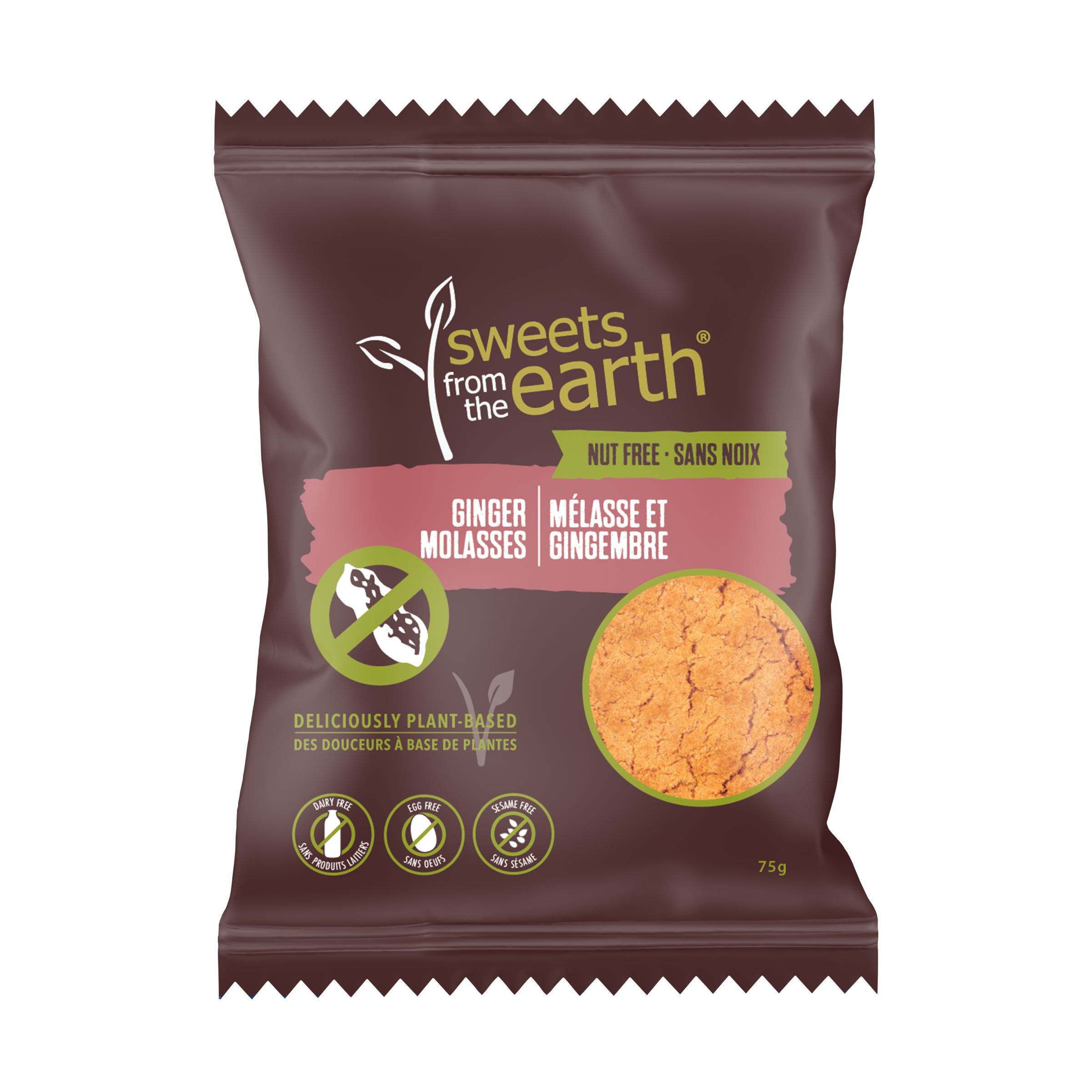 Sweets From The Earth Ginger Molasses Cookie