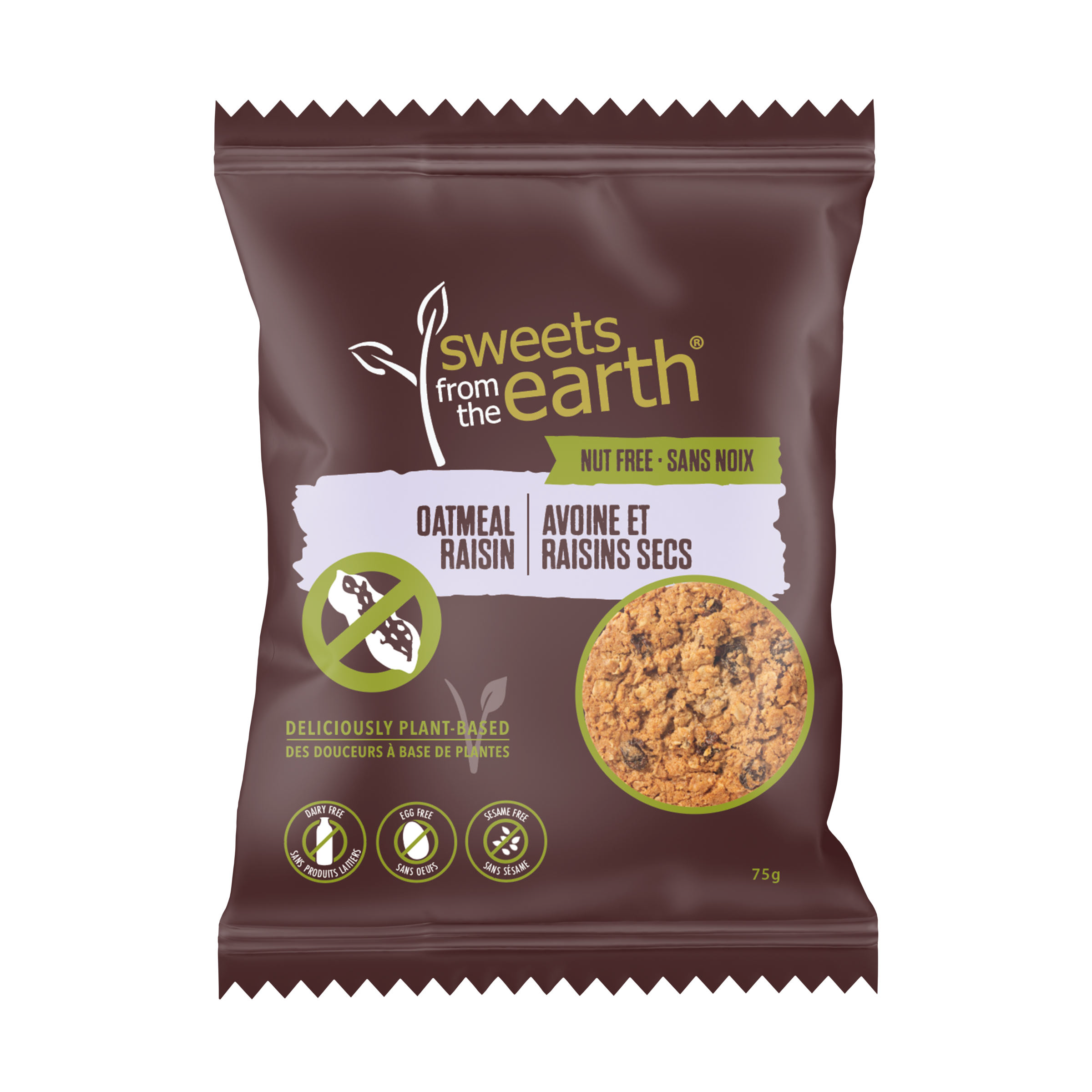 Sweets From The Earth Oatmeal Raisin Cookie