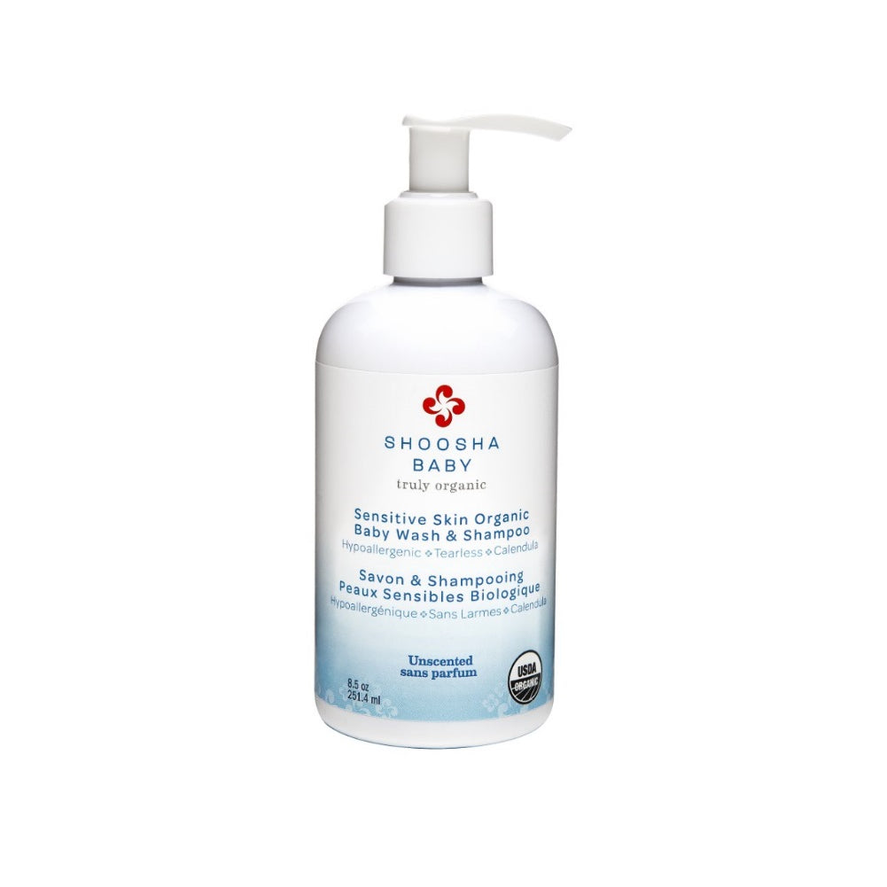 Organic Hypoallergenic Unscented Shampoo & Baby Wash