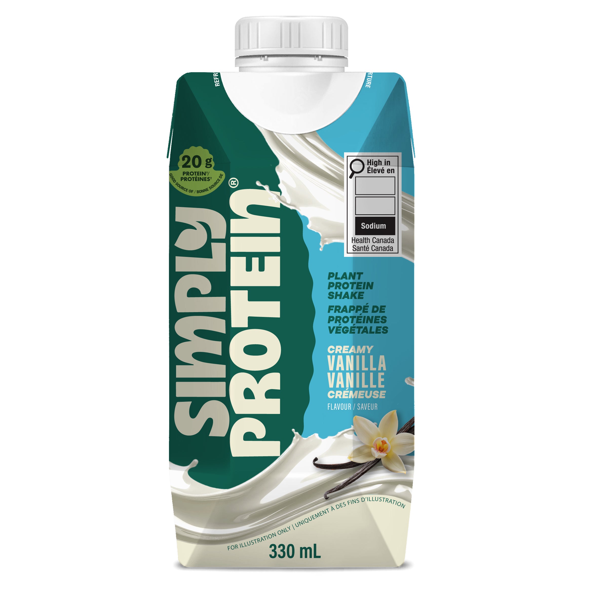 Simply Protein Creamy Vanilla Plant-Based Ready-to-Drink Protein Shake