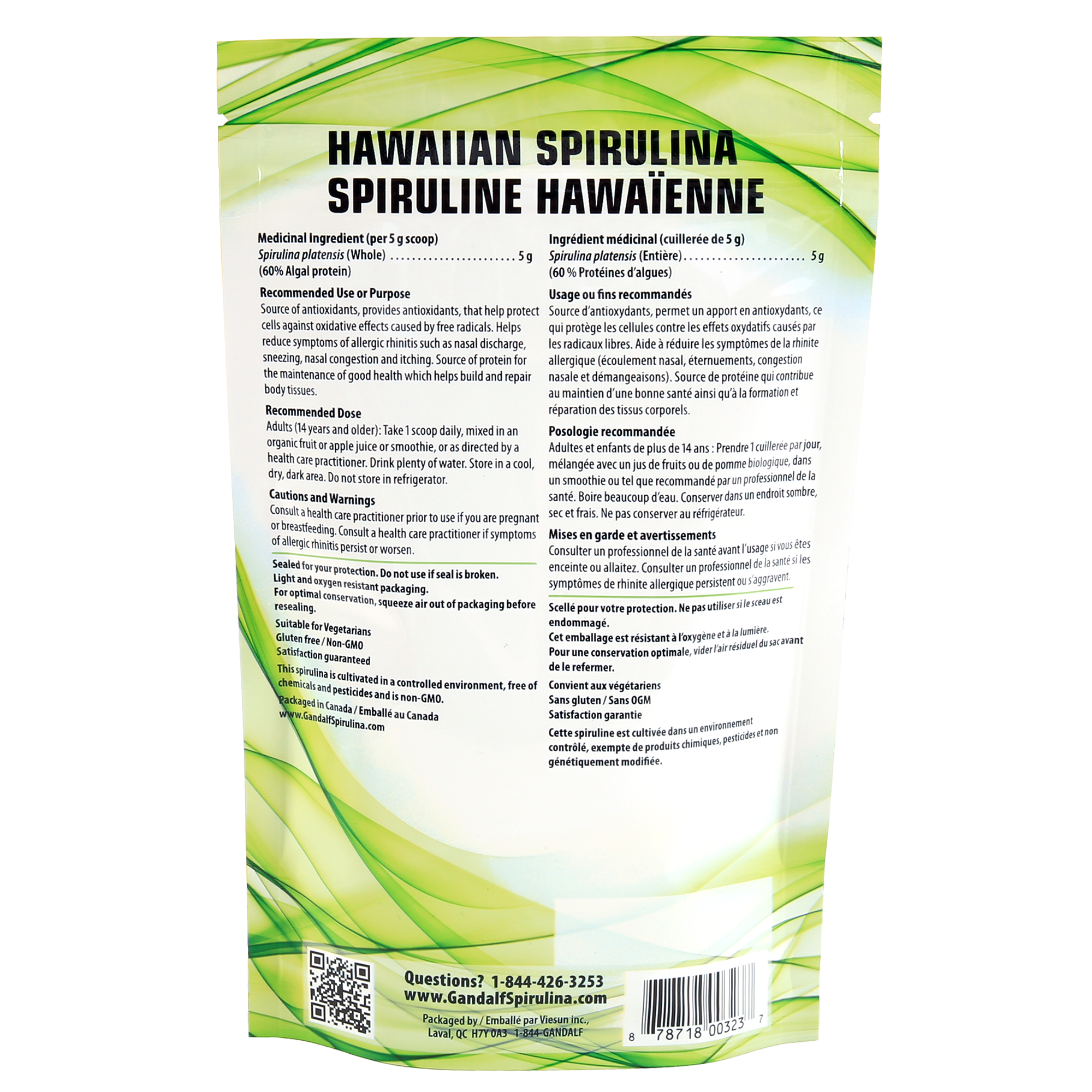 Gandalf Hawaiian Spirulina Powder