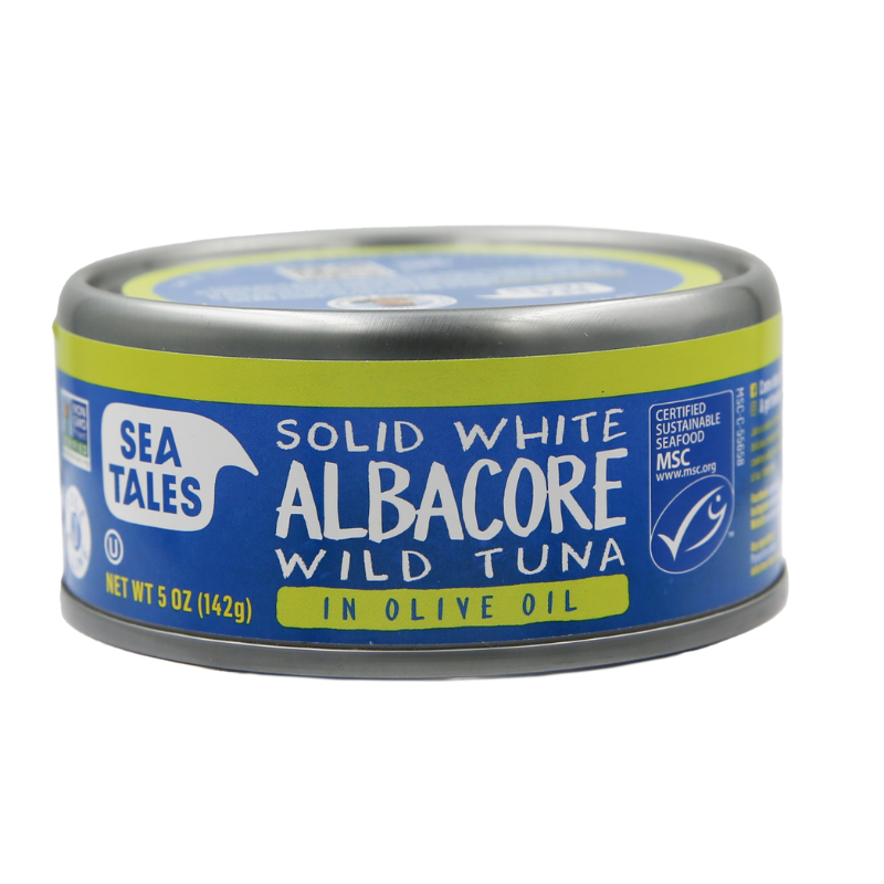 Solid White Albacore Wild Tuna in Olive Oil