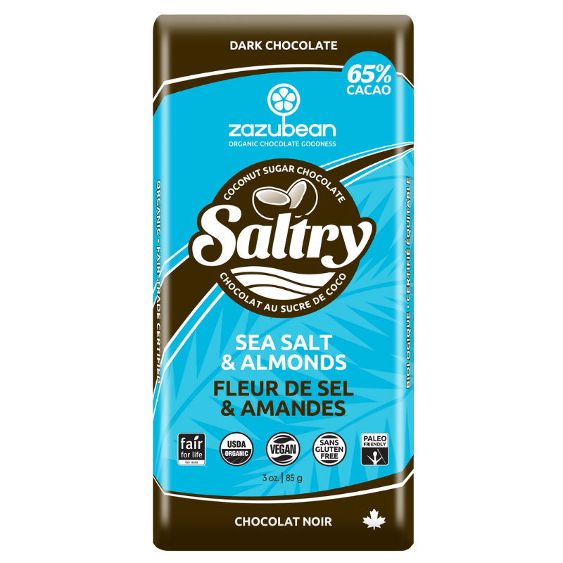Zazubean Organic Saltry Chocolate