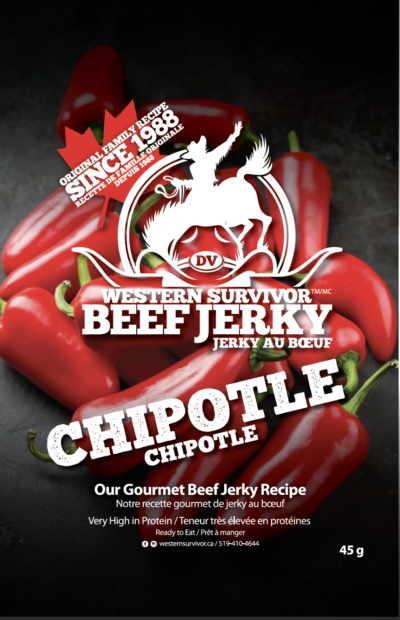 Western Survivor Beef Jerky Chipotle Beef Jerky