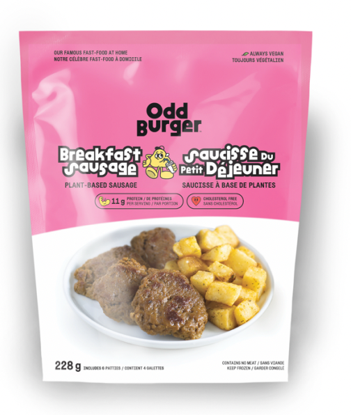 Odd Burger Plant-Based Breakfast Sausage