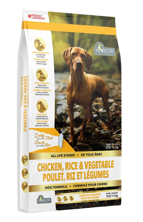 Harlow Blend Chicken, Rice, & Vegetable Dog Food Blend