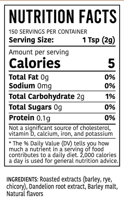 Nummy Creations Caramel Herbal Coffee Alternative