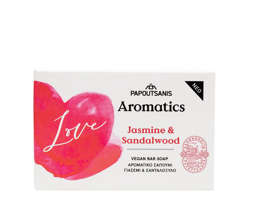 Vegan Jasmine & Sandalwood Aromatic Bar Soap