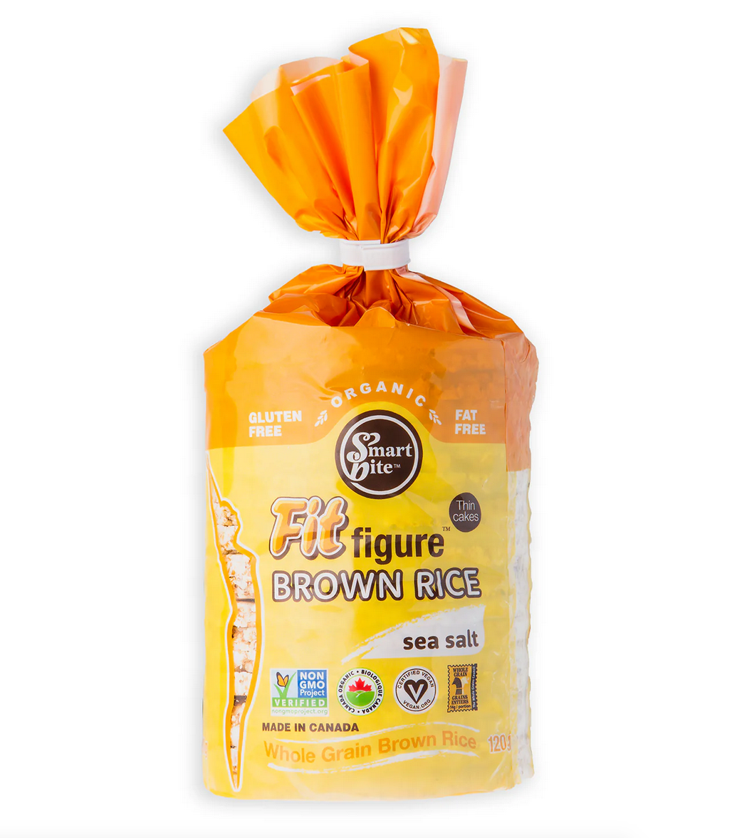 Smart Bite Organic Sea Salt Brown Rice Cakes