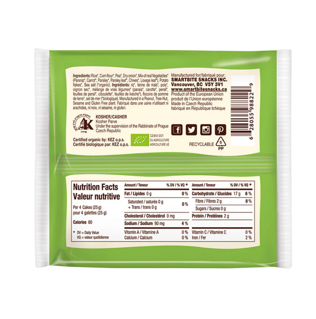 Smart Bite Crispbread Veggie Garden