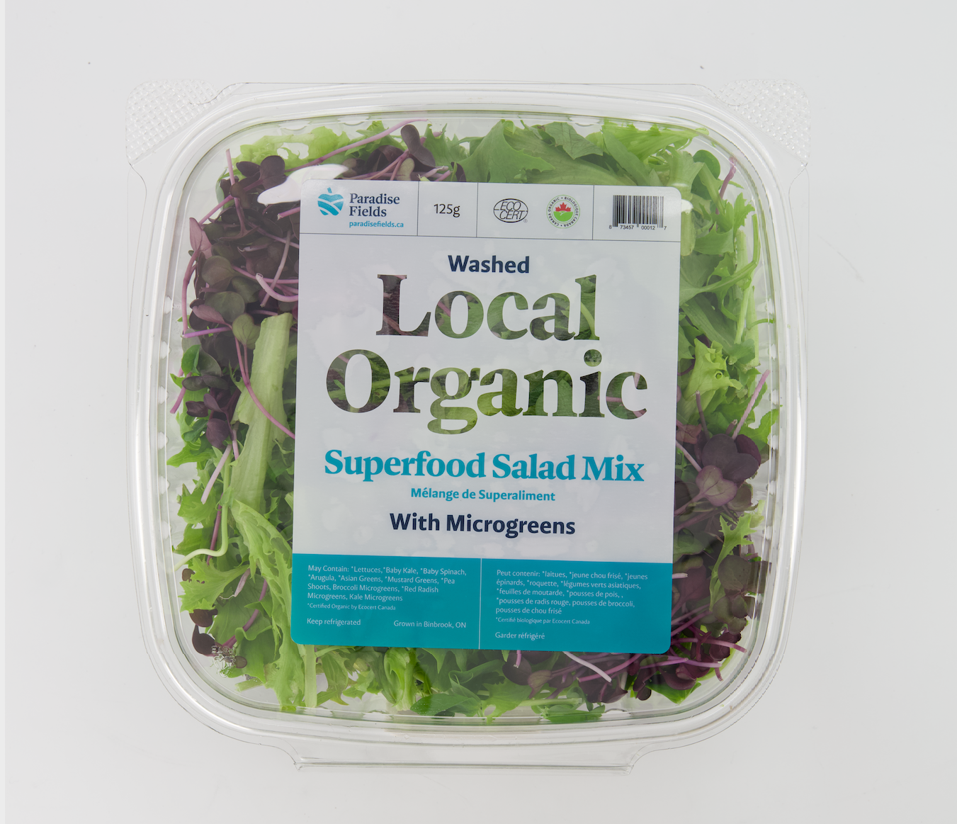 Paradise Fields Organic Superfood Salad Mix