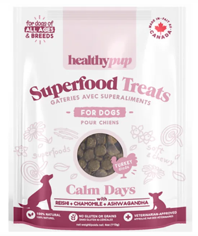 healthypup Calm Days Superfood Treats for Dogs