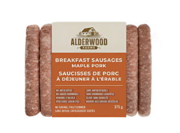 Alderwood Farms Maple Pork Breakfast Sausages