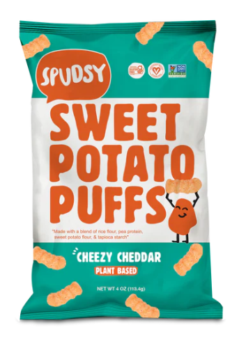 Spudsy Vegan Gluten-Free Cheezy Cheddar Sweet Potato Puffs