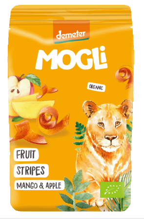 Mogli Organic Mango & Apple Stripes