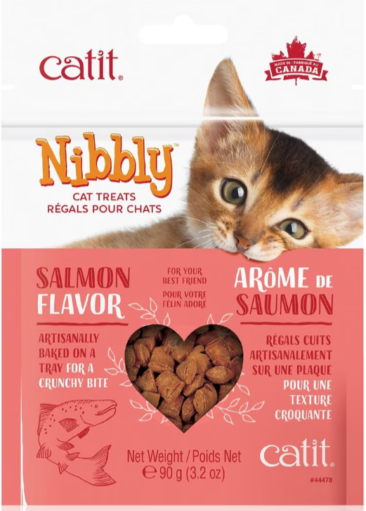 Catit Salmon Flavour Nibbly Cat Treats