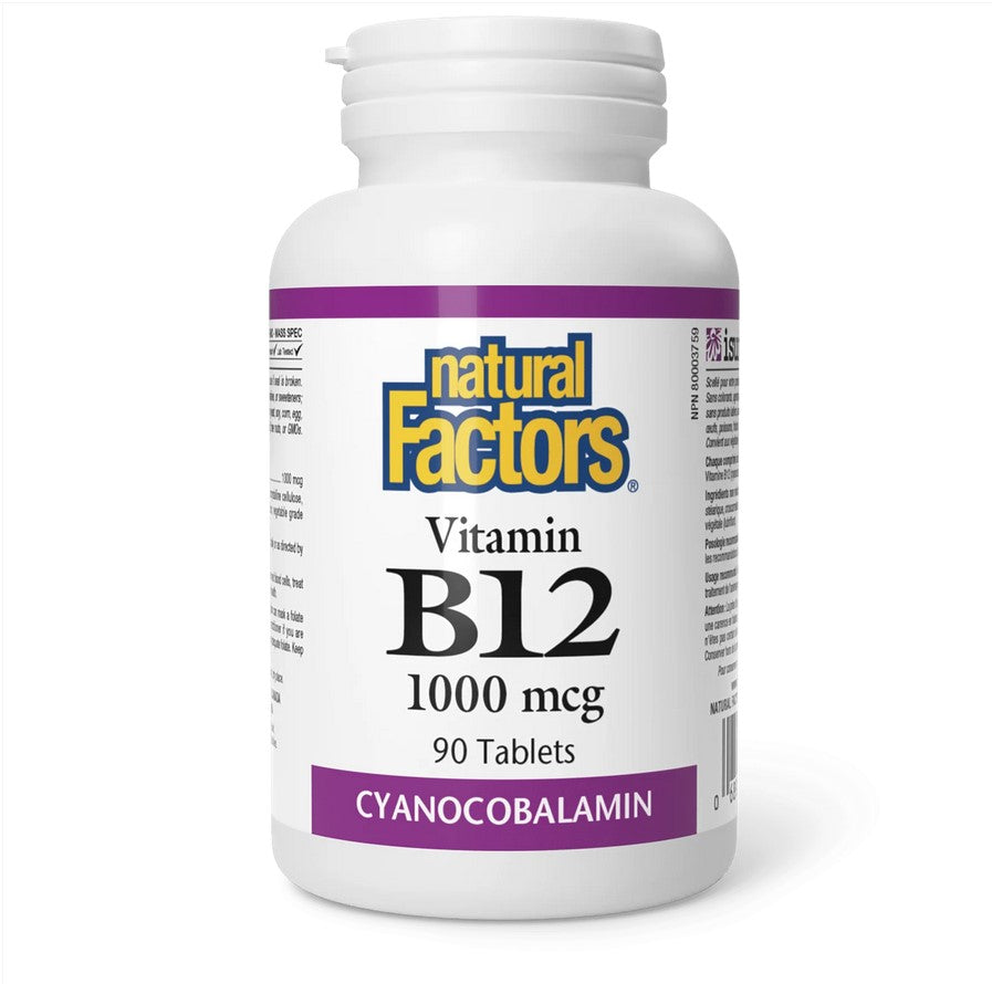 Natural Factors Vitamin B12 - 1000Mcg