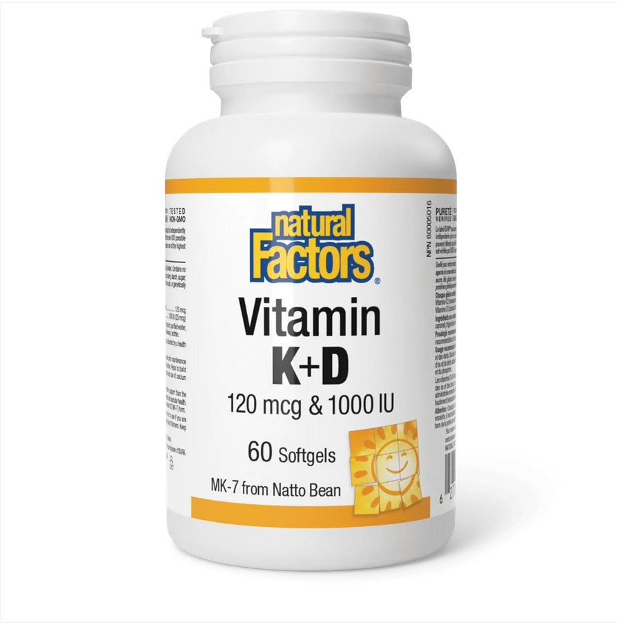 Natural Factors Vitamin K & D