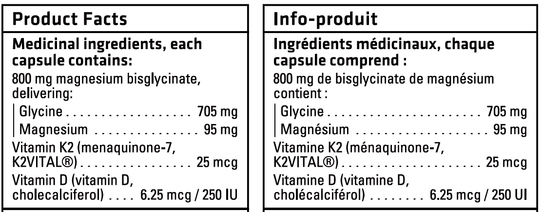 Prizmag+ Pure Magnesium Bisgly with K2 & D3