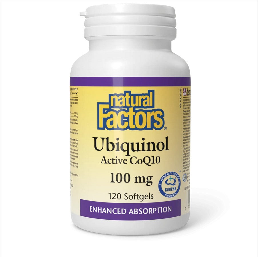 Natural Factors Ubiquinol Qh Active CoQ10