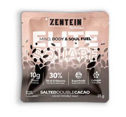 Zentein Nutrition Salted Double Cacao Elite Square