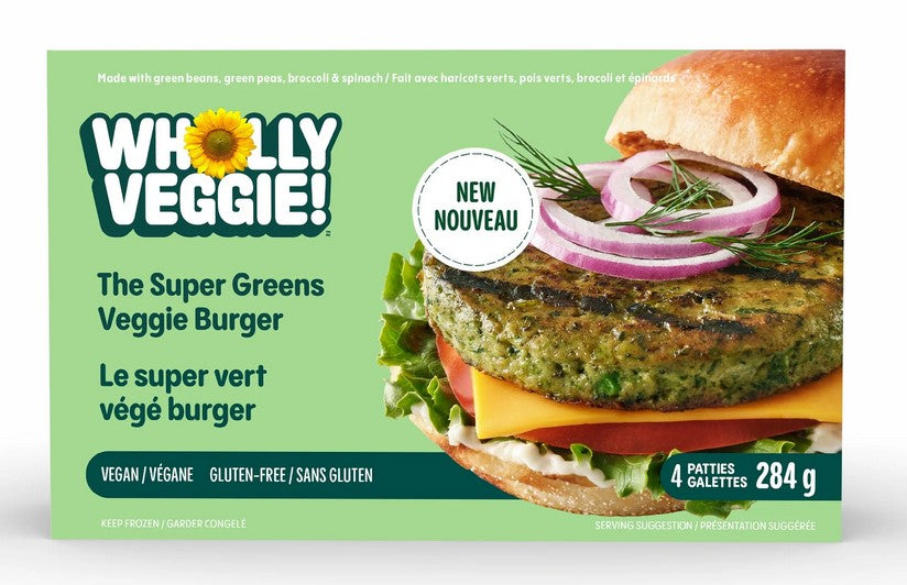 Wholly Veggie The Super Greens Veggie Burger