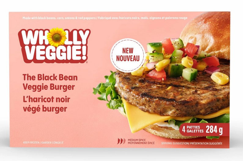Wholly Veggie The Black Bean Veggie Burger