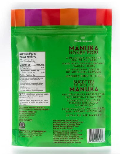 Wedderspoon Organic Assorted Manuka Pops