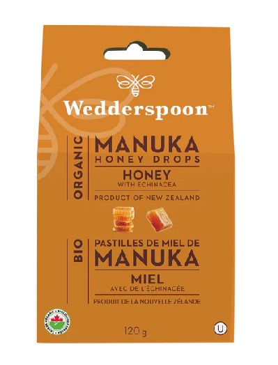Wedderspoon Honey with echinacea drops