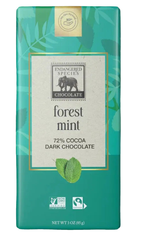 Dark Chocolate With Forest Mint Bar